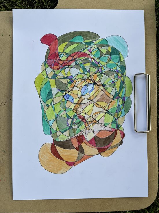 Asmeninio simbolio piešimas dviems asmenims