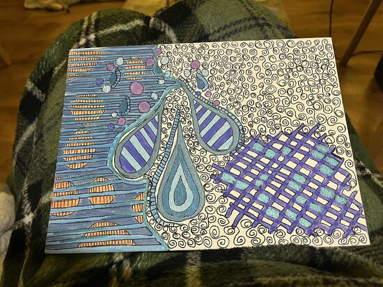 Intuityvus piešimas dviems asmenims